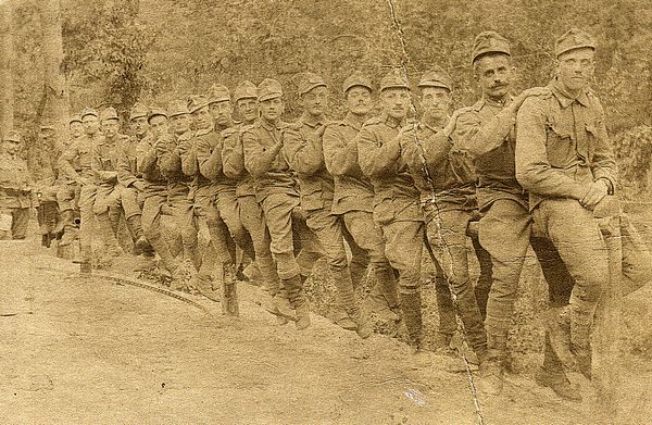 Horváth János és katonatársai 1918